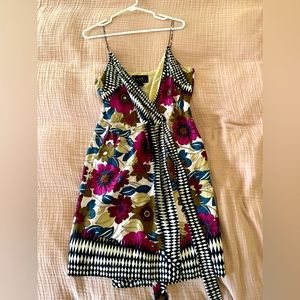 Handkerchief Wrap Cocktail Dress - Nicole Miller - Vintage